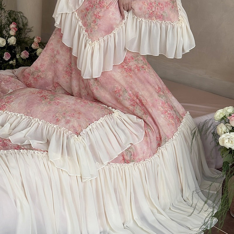 Rose Ruffled Vibe Bedding Set