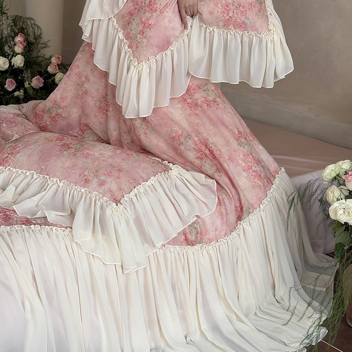 Rose Ruffled Vibe Bedding Set