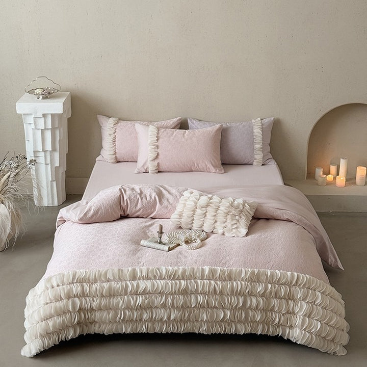Petal Ruffle Bedding Set