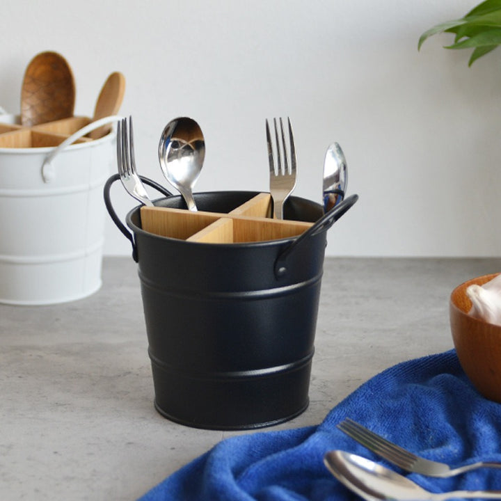 Minimalist Cutlery Storage Bucket