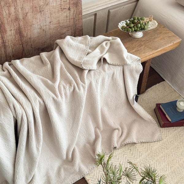 Milky Ripple Lake Blanket