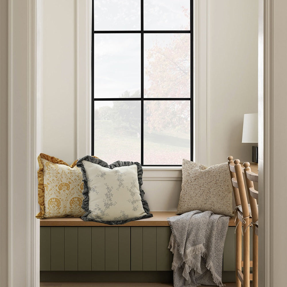Ornate Ruffle Cushion Collection