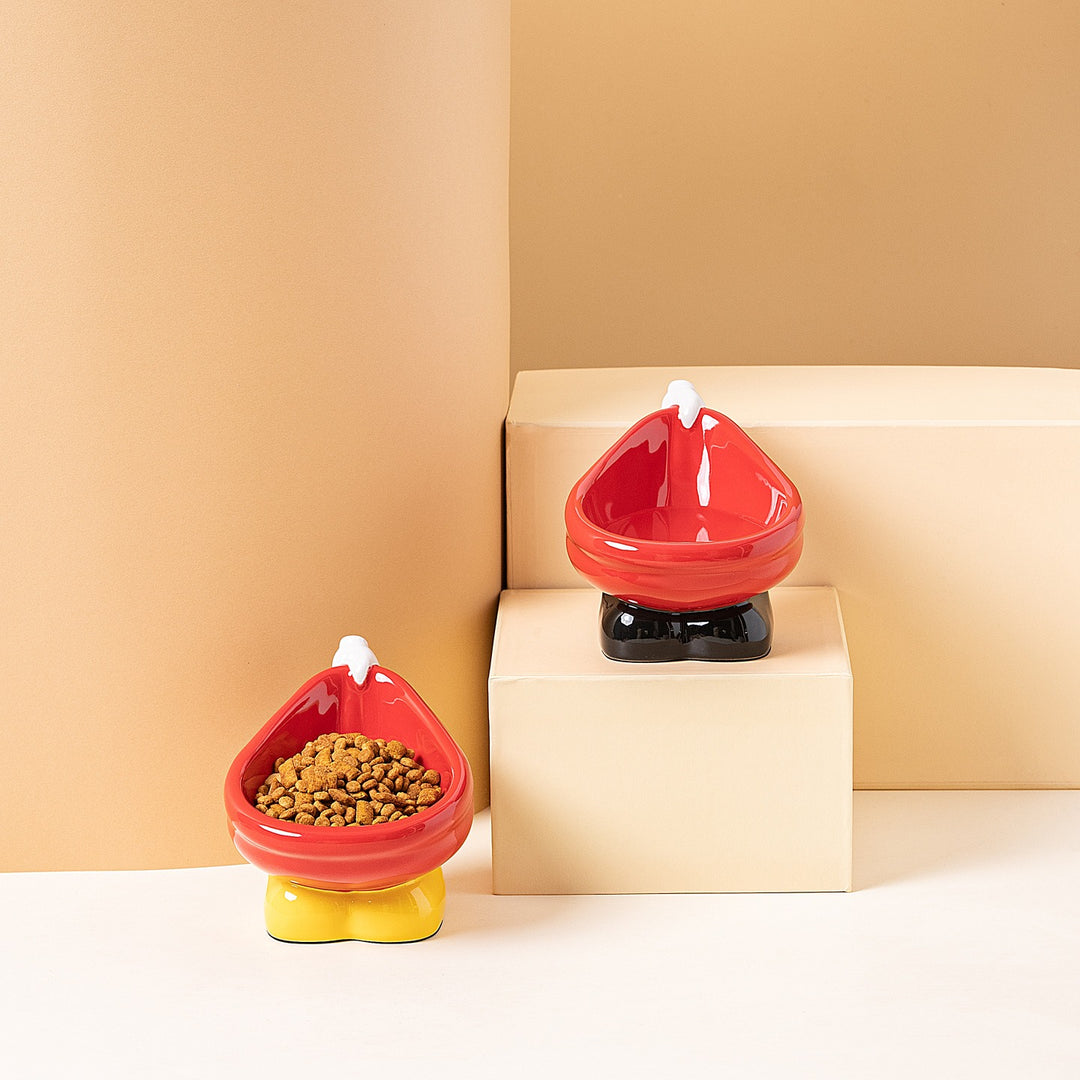 Tilted Dewdrop Pet Bowl