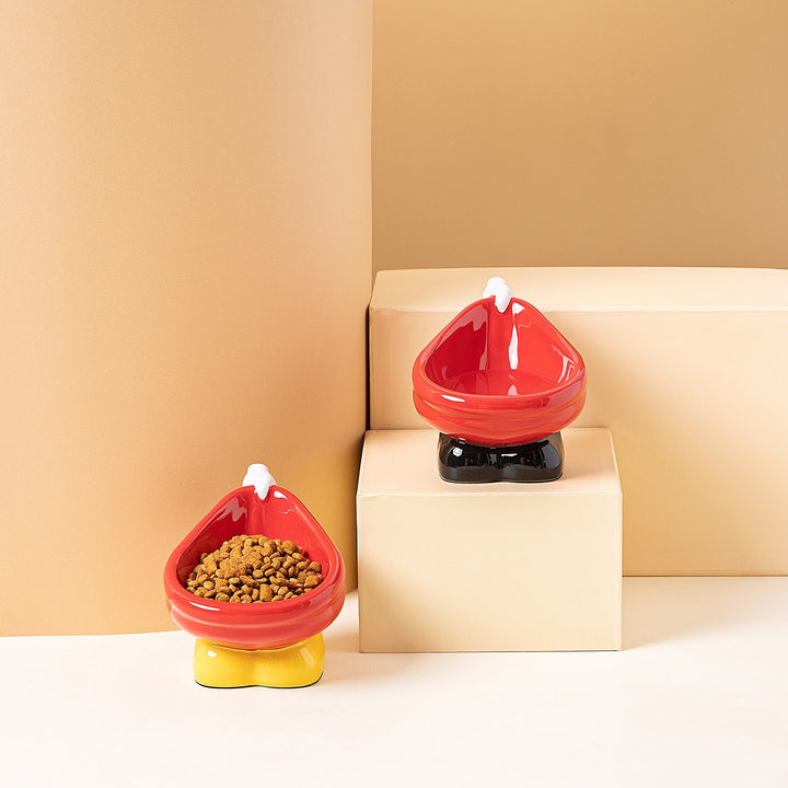 Tilted Dewdrop Pet Bowl