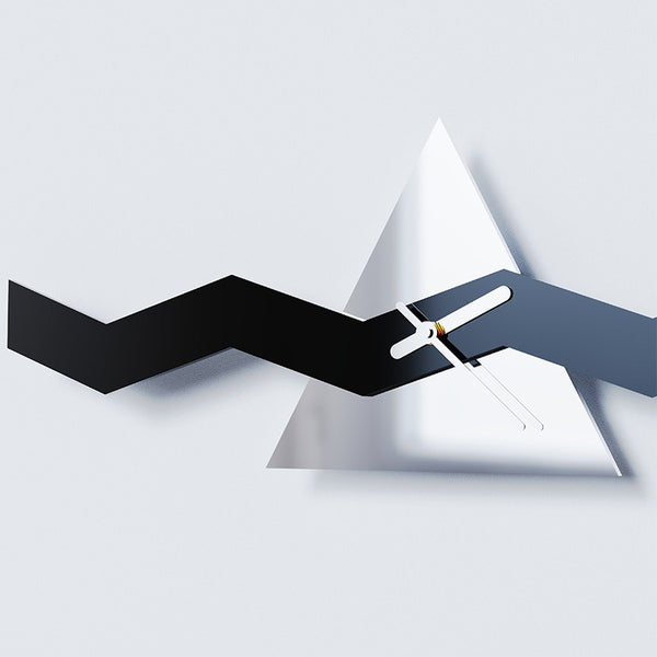 Deconstructed Zigzag Wall Clock