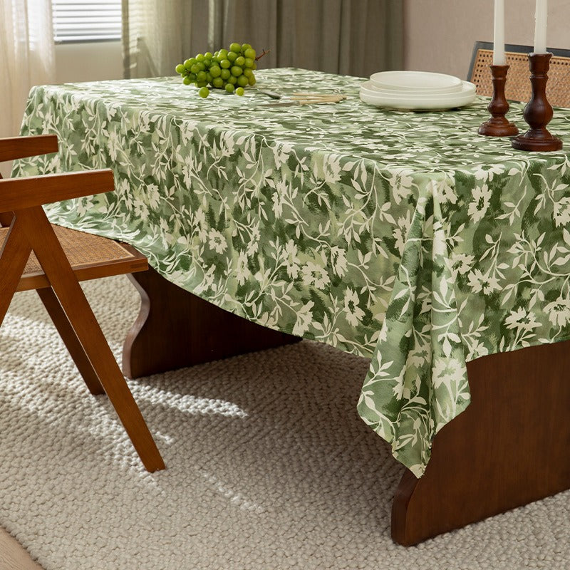 Green Leave Table Cloth