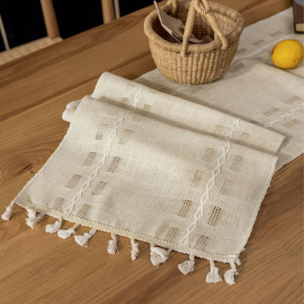 Rustic Openwork Table Runner