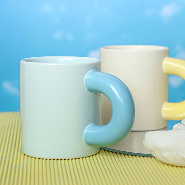 Pastel Chunky Handle Mug