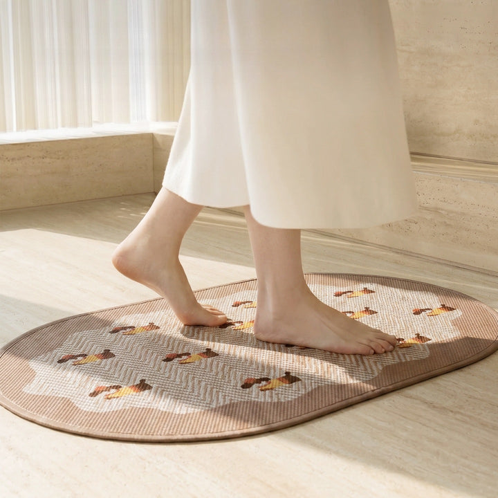 Dashie Party Oval Rug