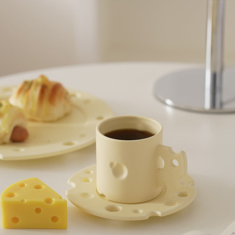 Swiss Cheese Teacup Set