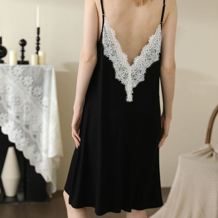 Moonlight Lace Short Chemise Dress