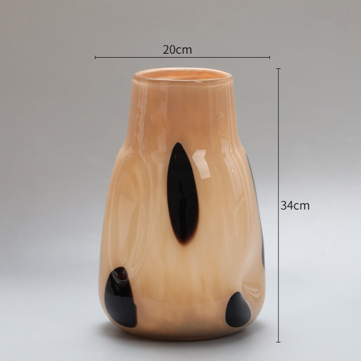 Spotted Charm Glass Vase