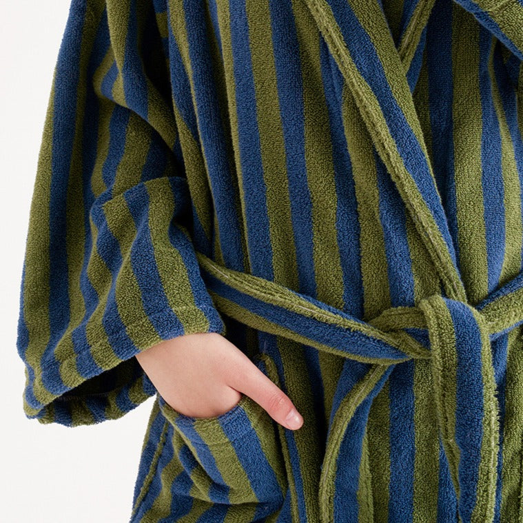 Beach Villa Striped Bathrobe Unisex Collection