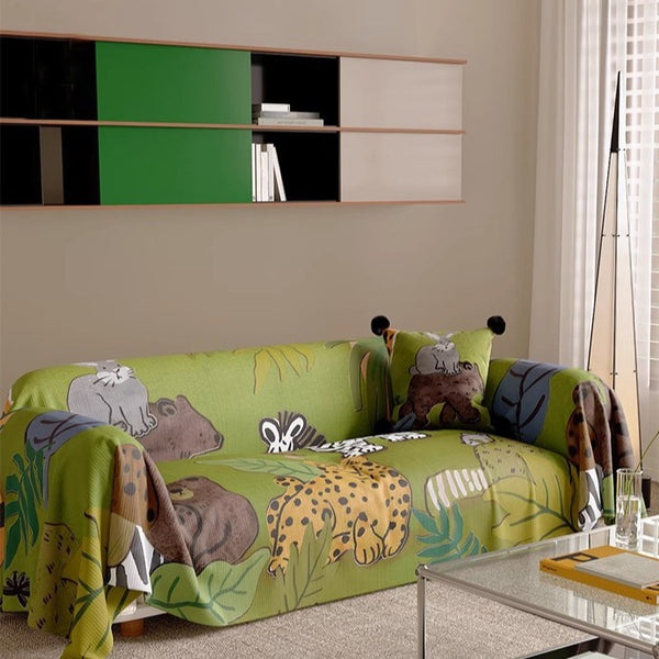 Jungle Zoo Sofa Cover