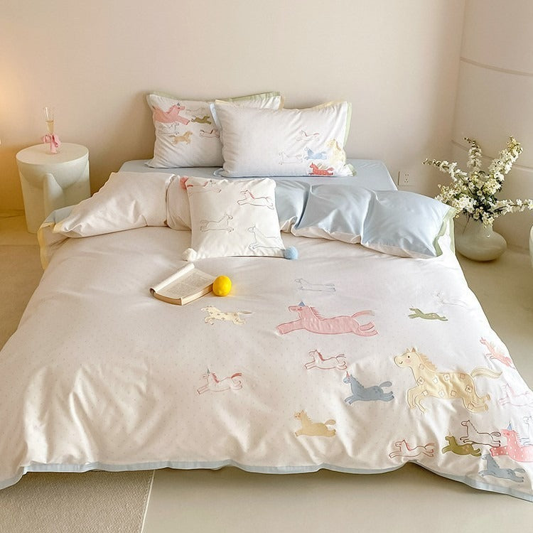 Pastel Pony Parade Bedding Set