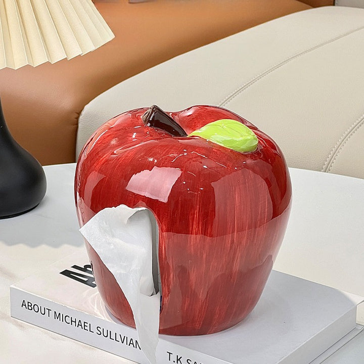 Juicy Apple Tissue Box Decor