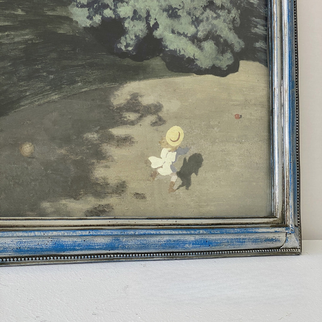 Blue Old World  Wall Frame