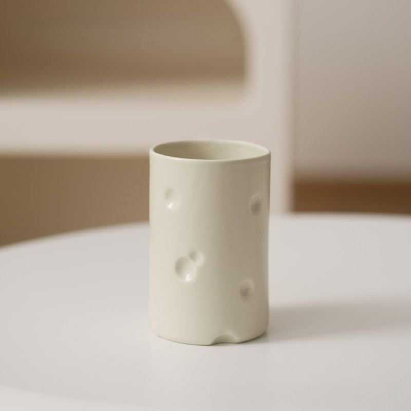 Swiss Cheese Toothbrush Cup
