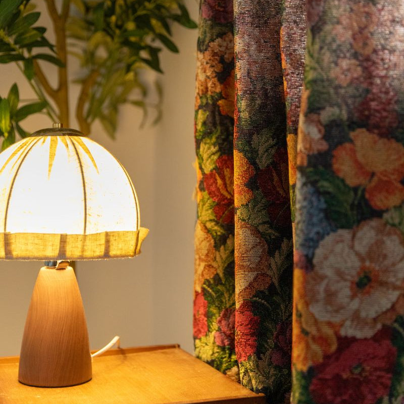 Retro Blossoming Curtain