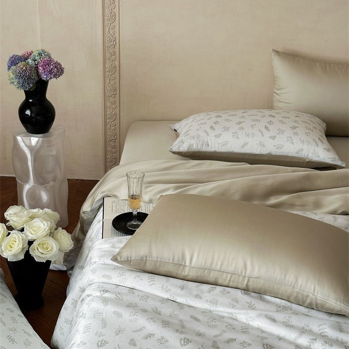 Elegant Earthtone Lyocell Bedding Set