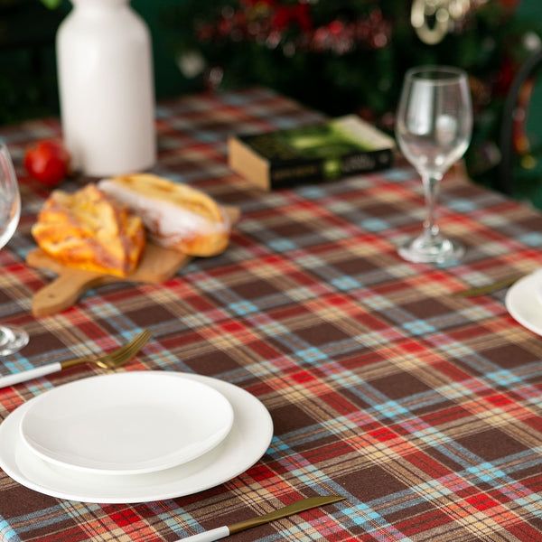 Xmas Tartan Tablecloth