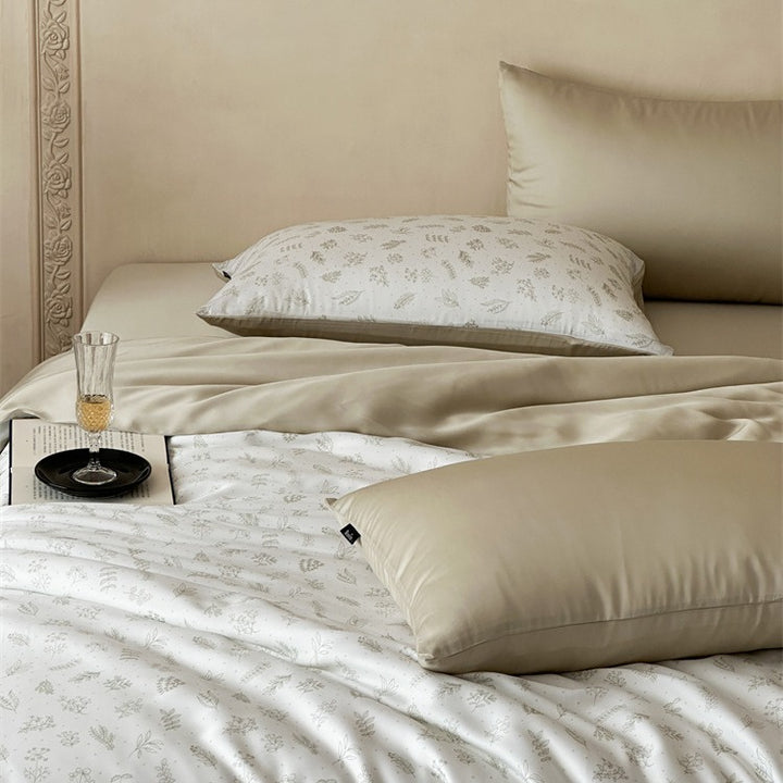 Elegant Earthtone Lyocell Bedding Set