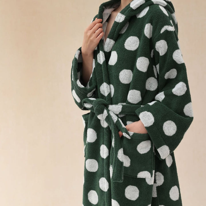 Vintage Polka Dots Bathrobe Unisex Collection