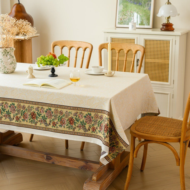 Cleaning Garland Tablecloth