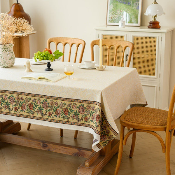 Cleaning Garland Tablecloth