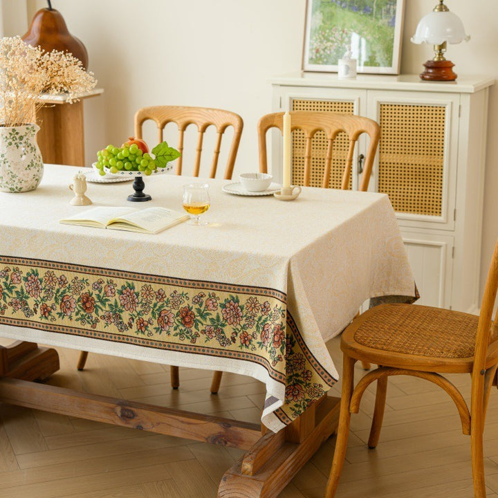 Cleaning Garland Tablecloth