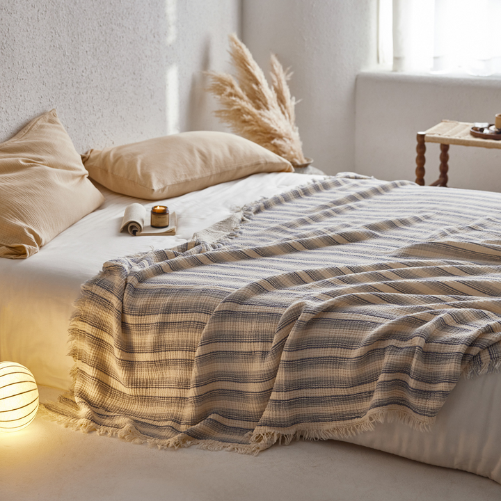 Woven Stripe Throw Blanket