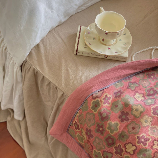 Barbie Garden Summer Quilted Blanket