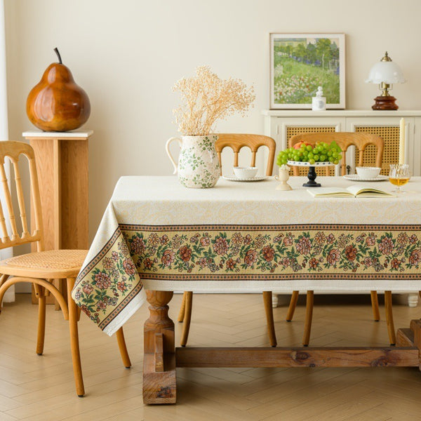 Cleaning Garland Tablecloth