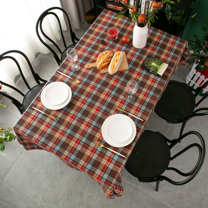 Xmas Tartan Tablecloth
