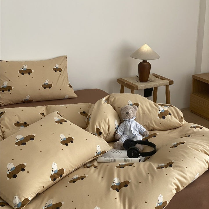 Floor It Puppy Bedding Set