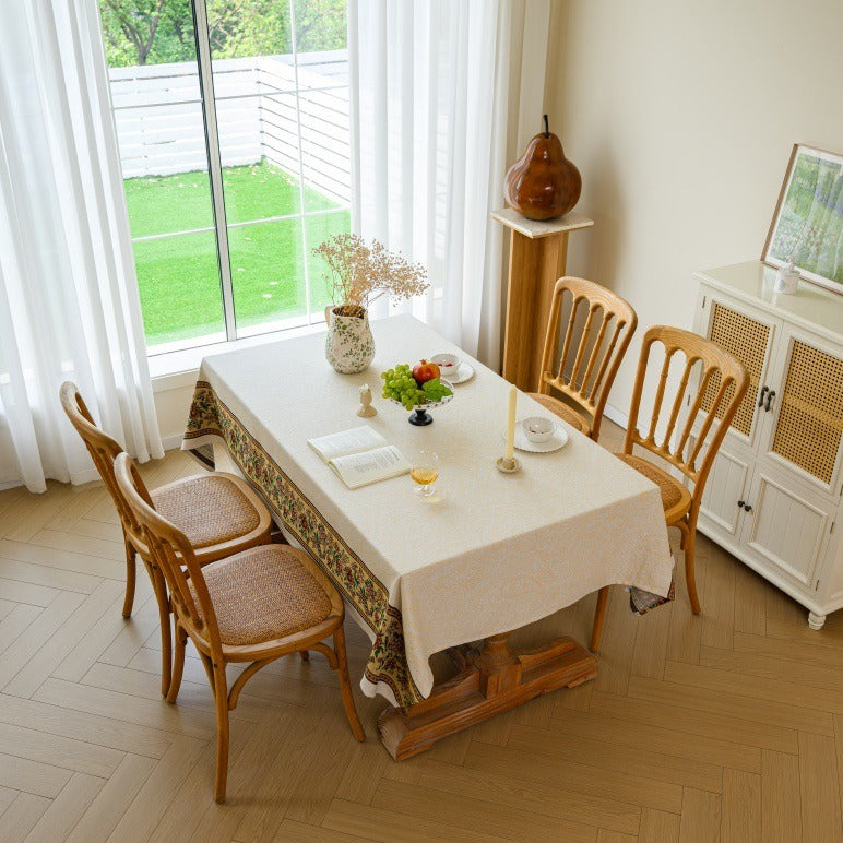 Cleaning Garland Tablecloth