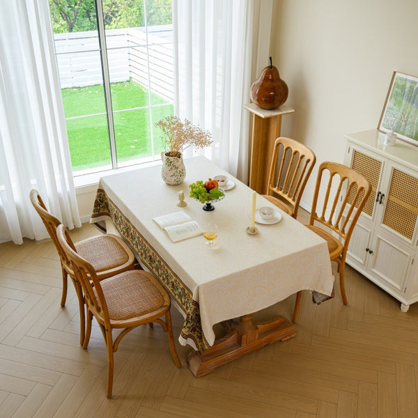 Cleaning Garland Tablecloth