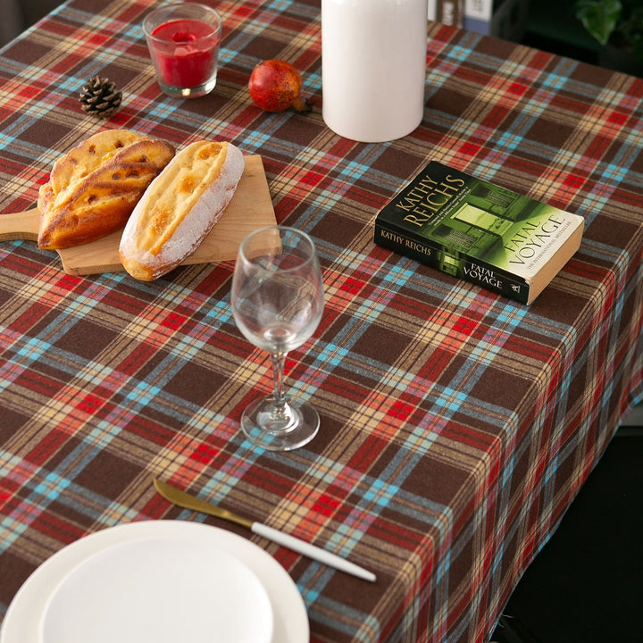 Xmas Tartan Tablecloth