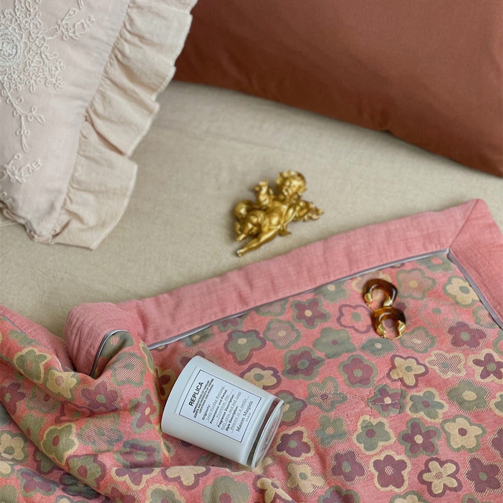 Barbie Garden Summer Quilted Blanket