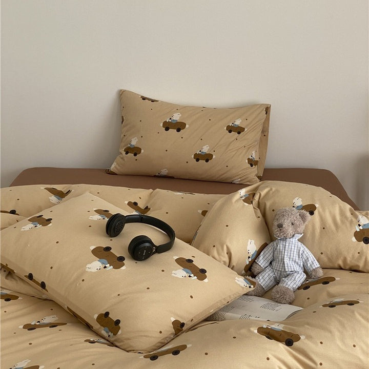 Floor It Puppy Bedding Set