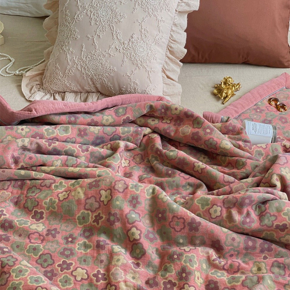 Barbie Garden Summer Quilted Blanket