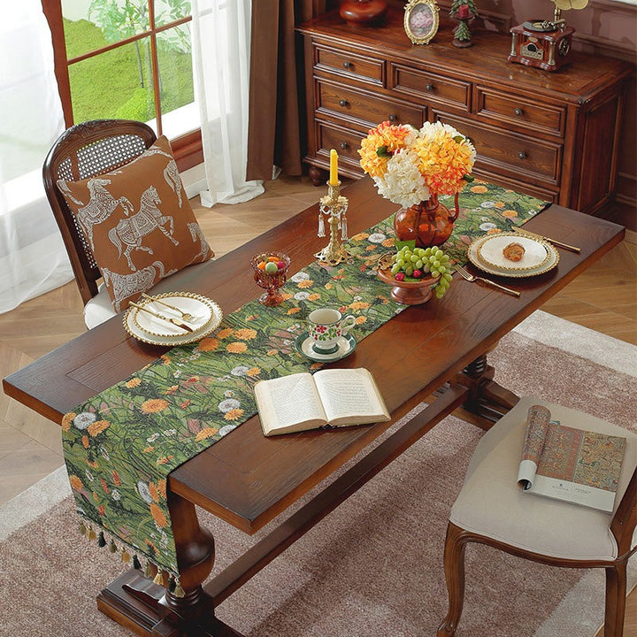 Spring Garden Table Runner