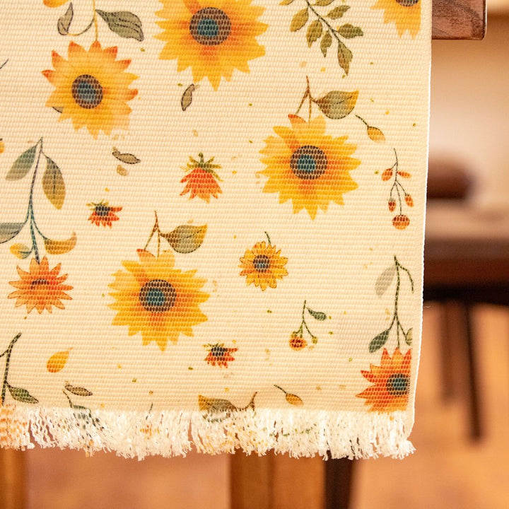 Sunny Sunflower Table Runner