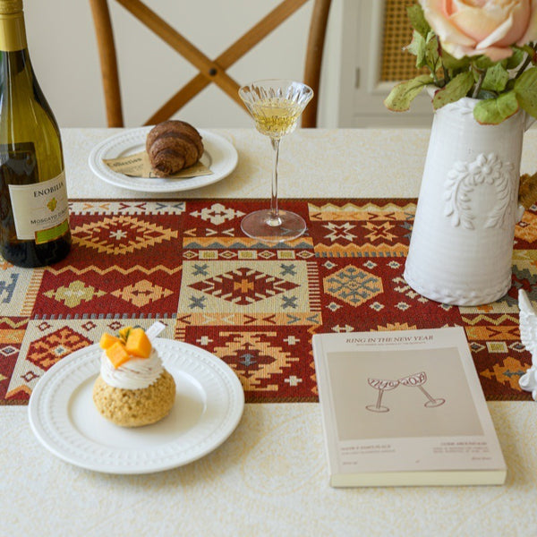 Serene Patchwork Tablecloth