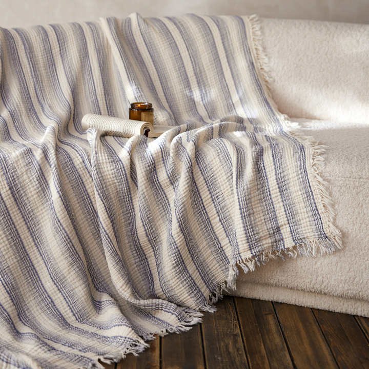 Woven Stripe Throw Blanket