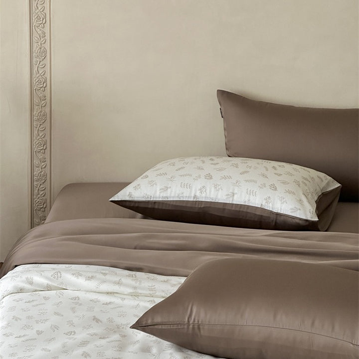 Elegant Earthtone Lyocell Bedding Set