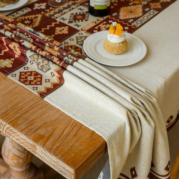 Serene Patchwork Tablecloth
