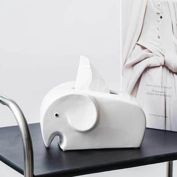 Elephant Tissue Box Decor