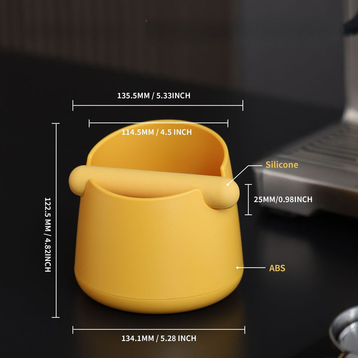 The Daily Grind Mini Yellow Knock Box