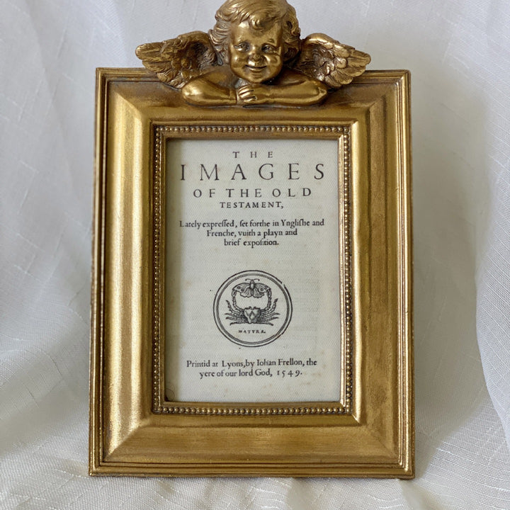Regal Cherub Photo Frame